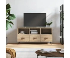 TV staliukas Televizoriaus spintelė, ąžuolo, 102x36x50cm, apdirbta mediena