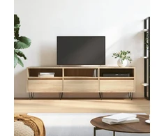 TV staliukas Televizoriaus spintelė, ąžuolo, 150x30x44,5cm, apdirbta mediena