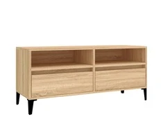 TV staliukas Televizoriaus spintelė, ąžuolo, 100x34,5x44,5cm, mediena