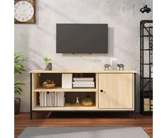 TV staliukas Televizoriaus spintelė, ąžuolo, 100x40x45cm, apdirbta mediena