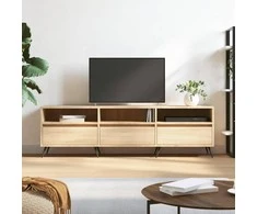 TV staliukas Televizoriaus spintelė, ąžuolo, 150x30x44,5cm, apdirbta mediena