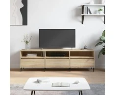 TV staliukas Televizoriaus spintelė, ąžuolo, 150x30x44,5cm, apdirbta mediena