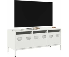 TV staliukas Televizoriaus spintelė, balta, 101,5x39x43,5cm, plienas