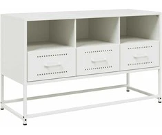 TV staliukas Televizoriaus spintelė, balta, 100,5x39x60,5cm, plienas