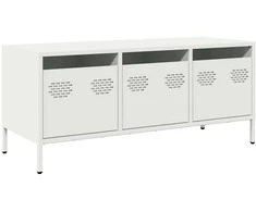 TV staliukas Televizoriaus spintelė, balta, 101,5x39x43,5cm, plienas