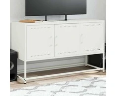 TV staliukas Televizoriaus spintelė, balta, 100,5x39x60,5cm, plienas