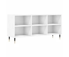 TV staliukas Televizoriaus spintelė, balta, 103,5x30x50cm, apdirbta mediena