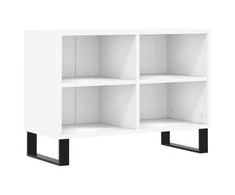TV staliukas Televizoriaus spintelė, balta, 69,5x30x50cm, apdirbta mediena