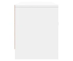 TV staliukas Televizoriaus spintelė, balta, 102x30x37,5cm, apdirbta mediena