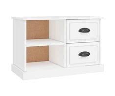 TV staliukas Televizoriaus spintelė, balta, 73x35,5x47,5cm, apdirbta mediena