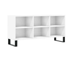 TV staliukas Televizoriaus spintelė, balta, 103,5x30x50cm, apdirbta mediena