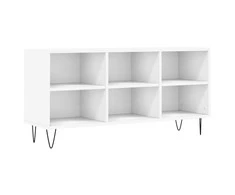 TV staliukas Televizoriaus spintelė, balta, 103,5x30x50cm, apdirbta mediena