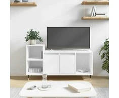 TV staliukas Televizoriaus spintelė, baltos spalvos, 100x35x55cm, mediena