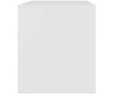 TV staliukas Televizoriaus spintelė, baltos spalvos, 67x39x44cm, plienas