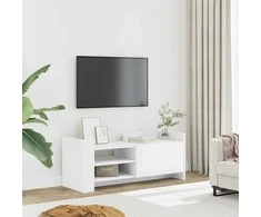 TV staliukas Televizoriaus spintelė, baltos spalvos, 100x35x40cm, mediena