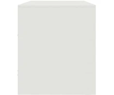 TV staliukas Televizoriaus spintelė, baltos spalvos, 99x39x44cm, plienas