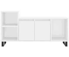 TV staliukas Televizoriaus spintelė, baltos spalvos, 100x35x55cm, mediena