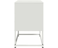 TV staliukas Televizoriaus spintelė, baltos spalvos, 68,5x39x60,5cm, plienas