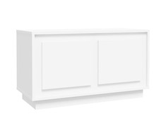 TV staliukas Televizoriaus spintelė, baltos spalvos, 80x35x45cm, mediena