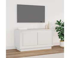TV staliukas Televizoriaus spintelė, baltos spalvos, 80x35x45cm, mediena