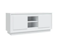 TV staliukas Televizoriaus spintelė, baltos spalvos, 102x35x45cm, mediena