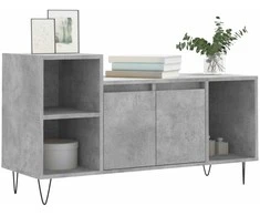 TV staliukas Televizoriaus spintelė, betono pilka, 100x35x55cm, mediena