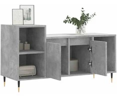 TV staliukas Televizoriaus spintelė, betono pilka, 100x35x55cm, mediena