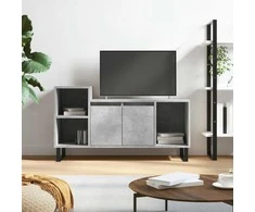 TV staliukas Televizoriaus spintelė, betono pilka, 100x35x55cm, mediena
