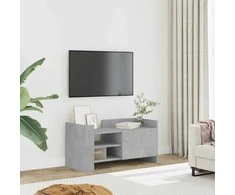 TV staliukas Televizoriaus spintelė, betono pilka, 104x35x50cm, mediena