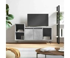 TV staliukas Televizoriaus spintelė, betono pilka, 100x35x55cm, mediena