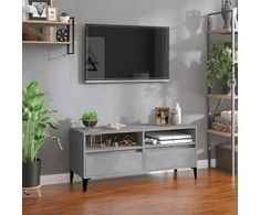 TV staliukas Televizoriaus spintelė, betono pilka, 100x34,5x44,5cm, mediena