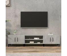 TV staliukas Televizoriaus spintelė, betono pilka, 180x31,5x40cm, mediena