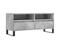 TV staliukas Televizoriaus spintelė, betono pilka, 100x34,5x44,5cm, mediena