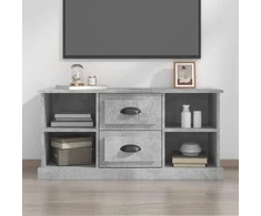 TV staliukas Televizoriaus spintelė, betono pilka, 99,5x35,5x48cm, mediena