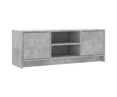 TV staliukas Televizoriaus spintelė, betono pilka, 102x30x37,5cm, mediena