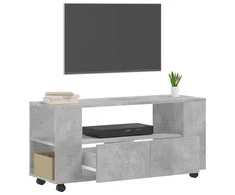 TV staliukas Televizoriaus spintelė, betono pilka, 102x34,5x43cm, mediena