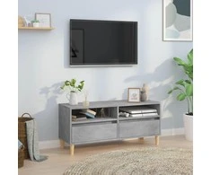 TV staliukas Televizoriaus spintelė, betono pilka, 100x34,5x44,5cm, mediena