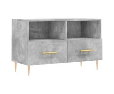 TV staliukas Televizoriaus spintelė, betono pilka, 80x36x50cm, mediena