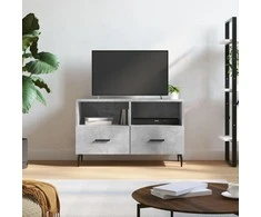 TV staliukas Televizoriaus spintelė, betono pilka, 80x36x50cm, mediena