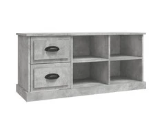 TV staliukas Televizoriaus spintelė, betono pilka, 102x35,5x47,5cm, mediena