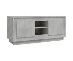 TV staliukas Televizoriaus spintelė, betono pilka, 102x35x45cm, mediena