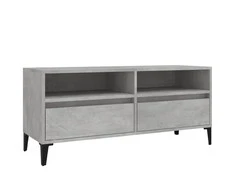 TV staliukas Televizoriaus spintelė, betono pilka, 100x34,5x44,5cm, mediena