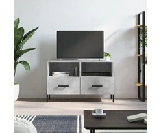 TV staliukas Televizoriaus spintelė, betono pilka, 80x36x50cm, mediena