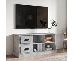 TV staliukas Televizoriaus spintelė, betono pilka, 102x35,5x47,5cm, mediena