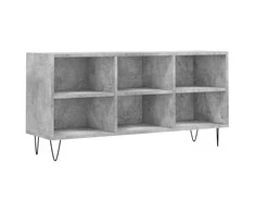 TV staliukas Televizoriaus spintelė, betono pilka, 103,5x30x50cm, mediena
