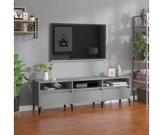 TV staliukas Televizoriaus spintelė, betono pilka, 150x30x44,5cm, mediena