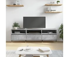 TV staliukas Televizoriaus spintelė, betono pilka, 150x30x44,5cm, mediena