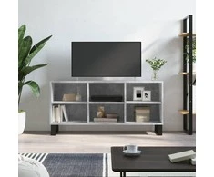 TV staliukas Televizoriaus spintelė, betono pilka, 103,5x30x50cm, mediena