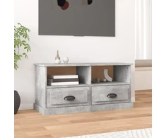 TV staliukas Televizoriaus spintelė, betono pilka, 93x35,5x45cm, mediena
