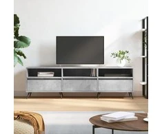 TV staliukas Televizoriaus spintelė, betono pilka, 150x30x44,5cm, mediena